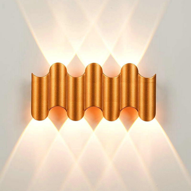 Modern Radiant Outdoor Wall Light – Waterproof LED Exterior Wall Sconce