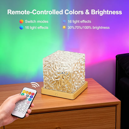 Starry Sky Projector Table Lamp – Galaxy Atmosphere LED Bedside Lamp for Bedroom