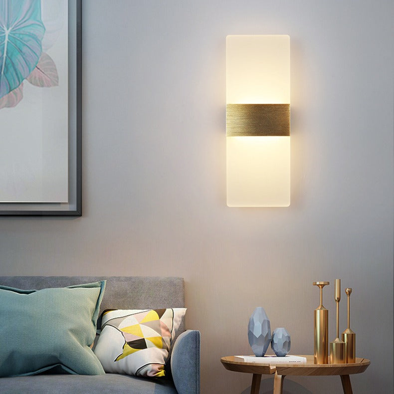 Acrylic LED Wall Sconce – Modern Indoor Wall Lamp for Living Room & Bedroom