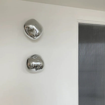 Scandinavian Lava Glass Wall Lamp – Nordic Art Glass Wall Sconce for Living Room