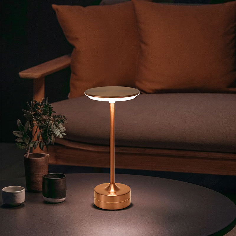 Metal Minimalist Table Lamp – Modern Bedside Lamp for Bedroom & Living Room
