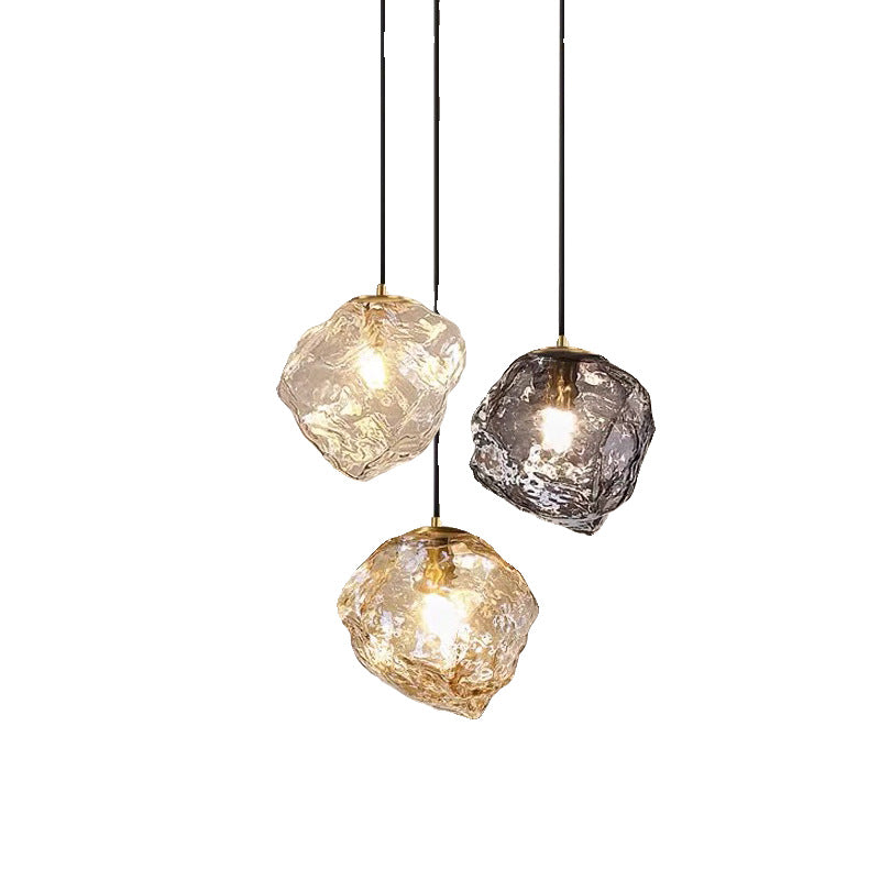 Nordic Lava Abstract Chandelier – Modern Sculptural Ceiling Light for Living Room