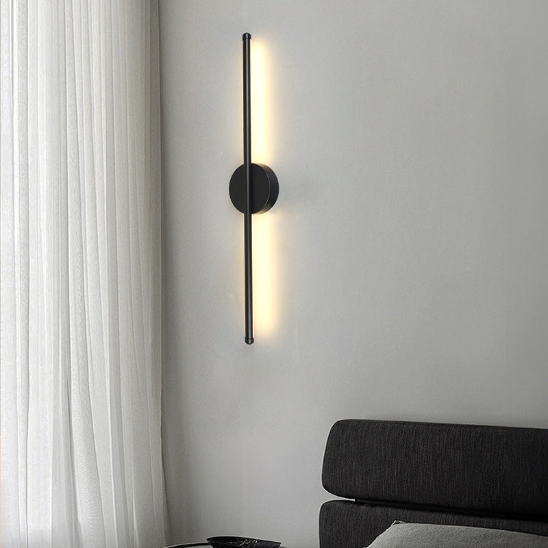 Nordic Linear Wall Light – Scandinavian Style Indoor Wall Lamp for Bedroom
