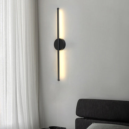 Nordic Linear Wall Light – Scandinavian Style Indoor Wall Lamp for Bedroom