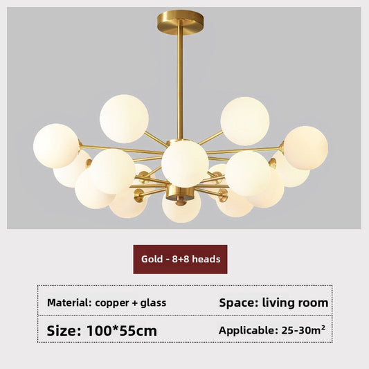 Magic Bean Cluster Chandelier – Modern Abstract Ceiling Light for Living Room
