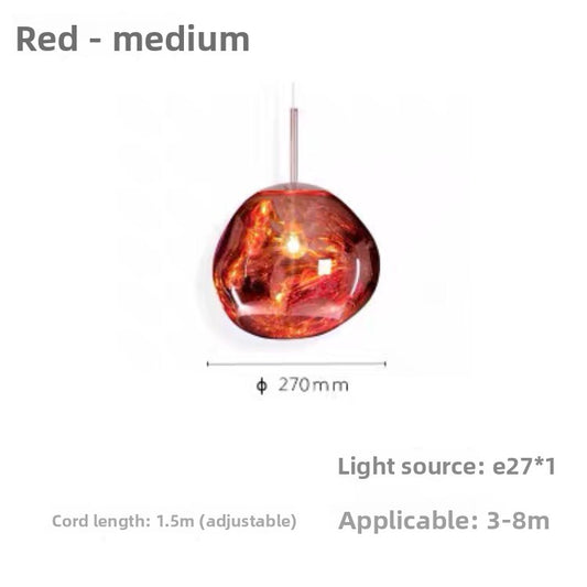 Tom Dixon Melt Lava-Like Design Pendant Light – Modern Multi-Globe Pendant Light for Dining Room & Living Room