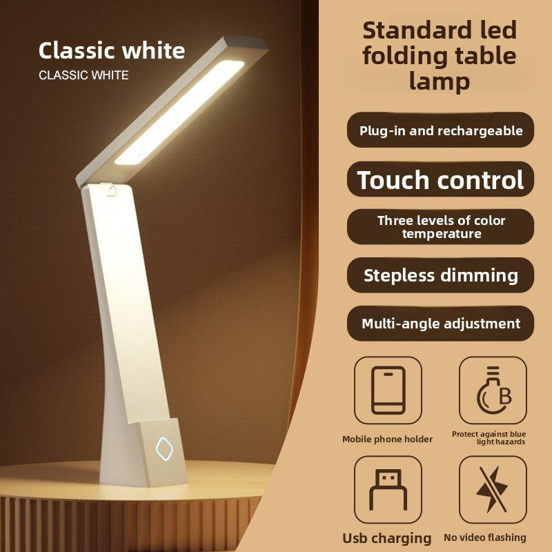 Modern LED Desk Lamp – Adjustable Arm Study Lamp for Home Office & Bedroom