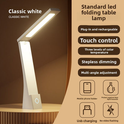 Modern LED Desk Lamp – Adjustable Arm Study Lamp for Home Office & Bedroom