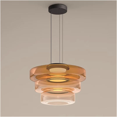 Levels Series Multi-Tier Pendant Light – Modern Layered Hanging Lamp for Dining Room