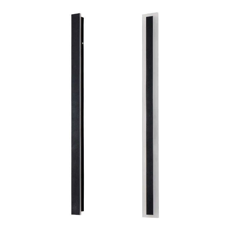 Acrylic Shell LED Strip Wall Light – Modern Waterproof Linear Wall Sconce for Outdoor Courtyards & Gardens