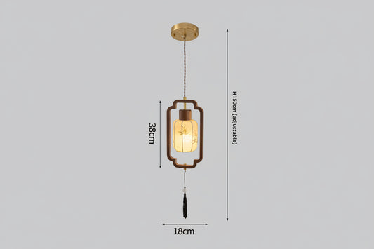 Mid-Century Modern Hanging Lamp – Retro Dome Pendant Light for Kitchen & Dining