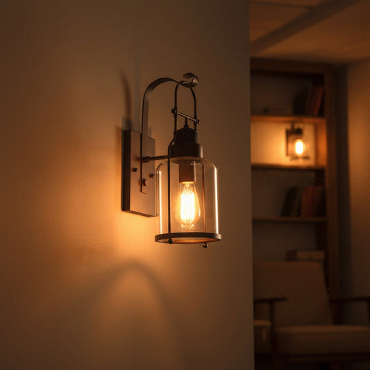 Vintage Edison Filament Wall Light – Retro Industrial Wall Sconce for Bar & Café
