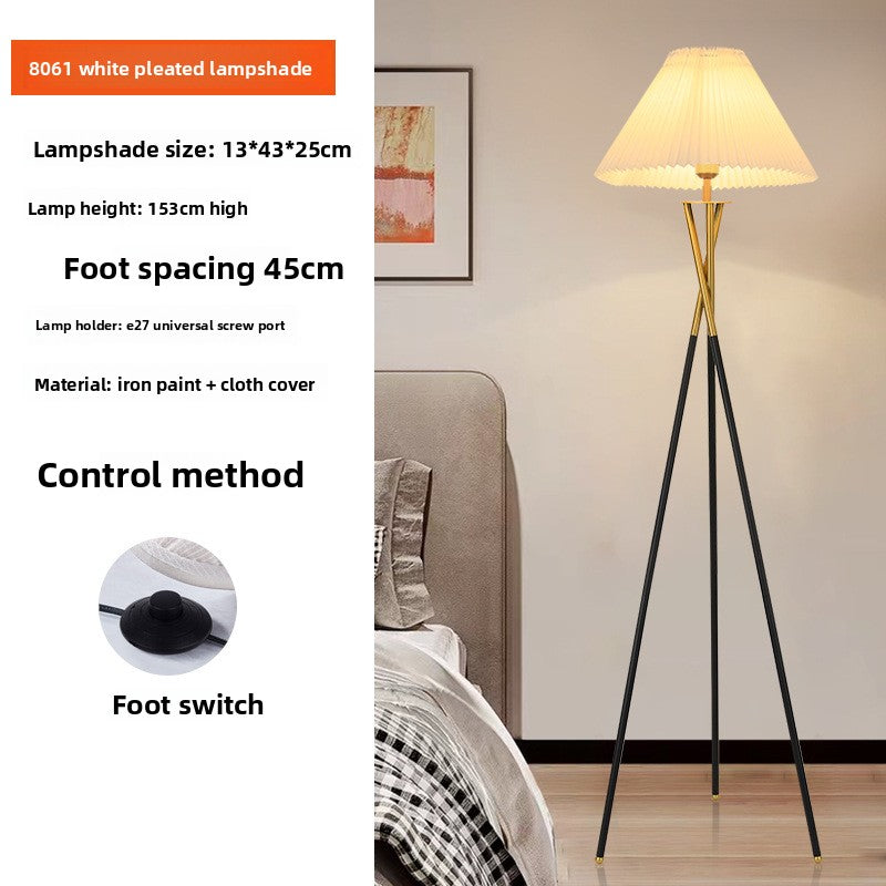 Tripod Floor Lamp – Minimalist Scandinavian Standing Lamp for Living Room