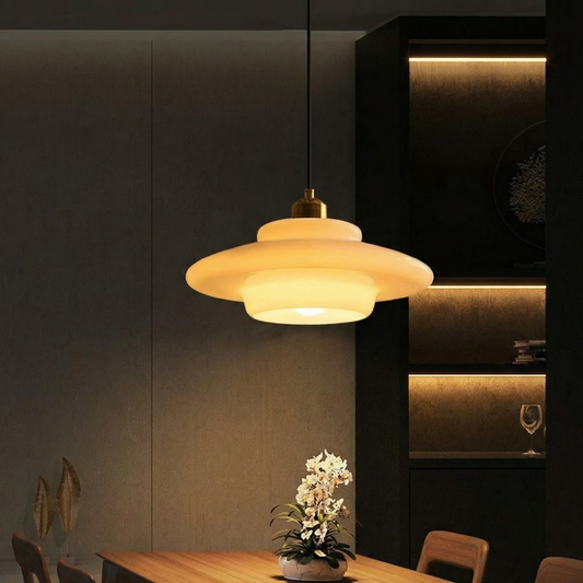 Minimalist Linear Geometric Chandelier – Modern Open Frame Ceiling Light