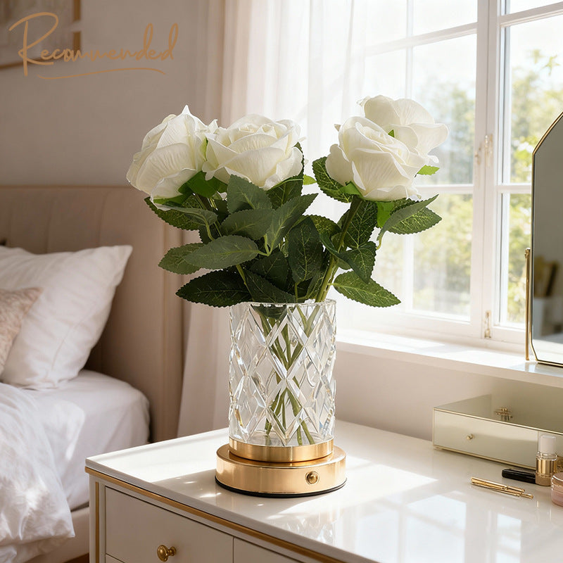 Flower Vase Floor Lamp – Elegant Decorative Standing Lamp for Living Room & Bedroom