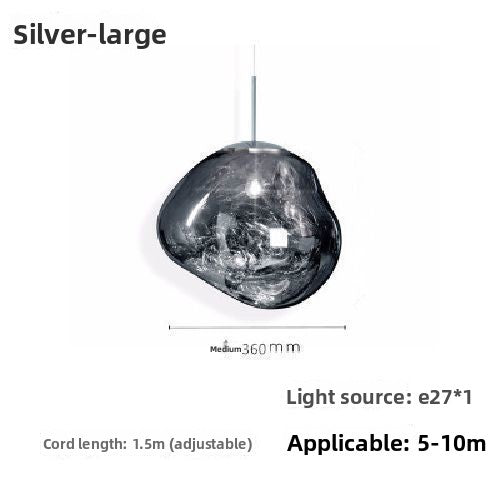 Tom Dixon Melt Lava-Like Design Pendant Light – Modern Multi-Globe Pendant Light for Dining Room & Living Room