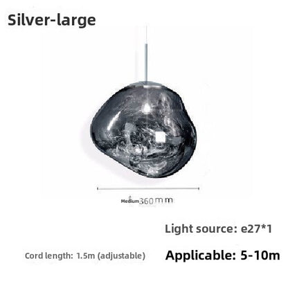 Tom Dixon Melt Lava-Like Design Pendant Light – Modern Multi-Globe Pendant Light for Dining Room & Living Room