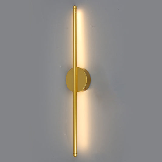Nordic Linear Wall Light – Scandinavian Style Indoor Wall Lamp for Bedroom