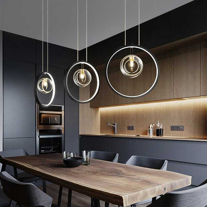 Nordic Iron Bubble Chandelier – Modern Glass Ball Cluster Ceiling Light