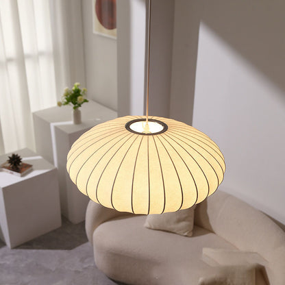 Saucer Bubble Pendant Light – Mid-Century Modern Hanging Lamp for Living Room