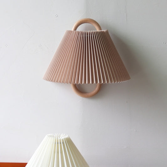 Retro Solid Wood Wall Lamp – Rustic Wooden Wall Sconce for Living Room