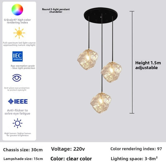 Nordic Lava Abstract Chandelier – Modern Sculptural Ceiling Light for Living Room