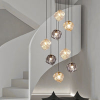 Nordic Lava Abstract Chandelier – Modern Sculptural Ceiling Light for Living Room