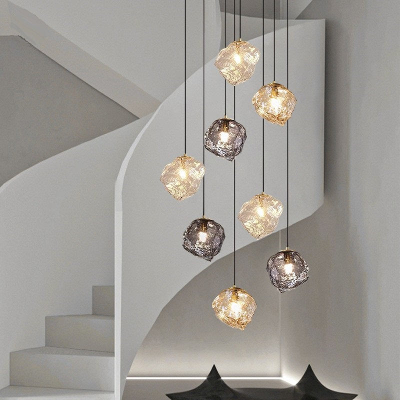 Nordic Lava Abstract Chandelier – Modern Sculptural Ceiling Light for Living Room