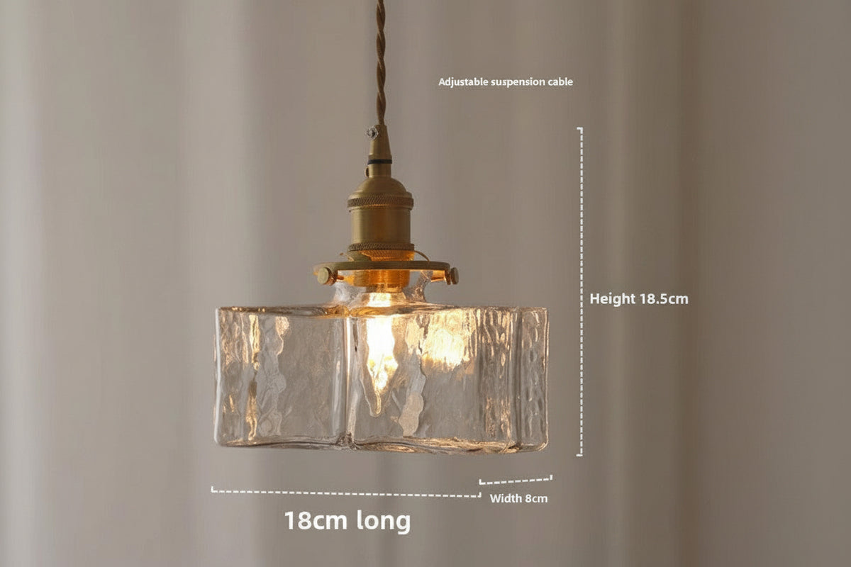Japanese Vintage Brass Chandelier – Kinshi Style Ceiling Light for Dining Room