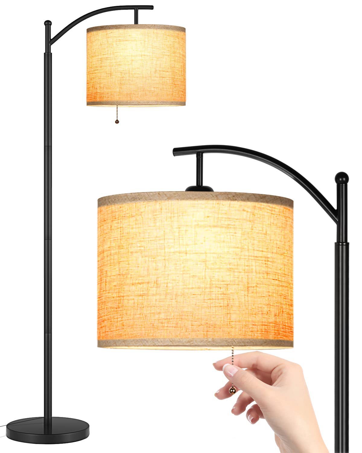 Modern European Arc Floor Lamp – Elegant Standing Lamp for Living Room & Bedroom