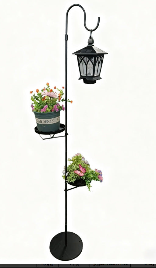Solar Powered Flower Pot Decorative Light