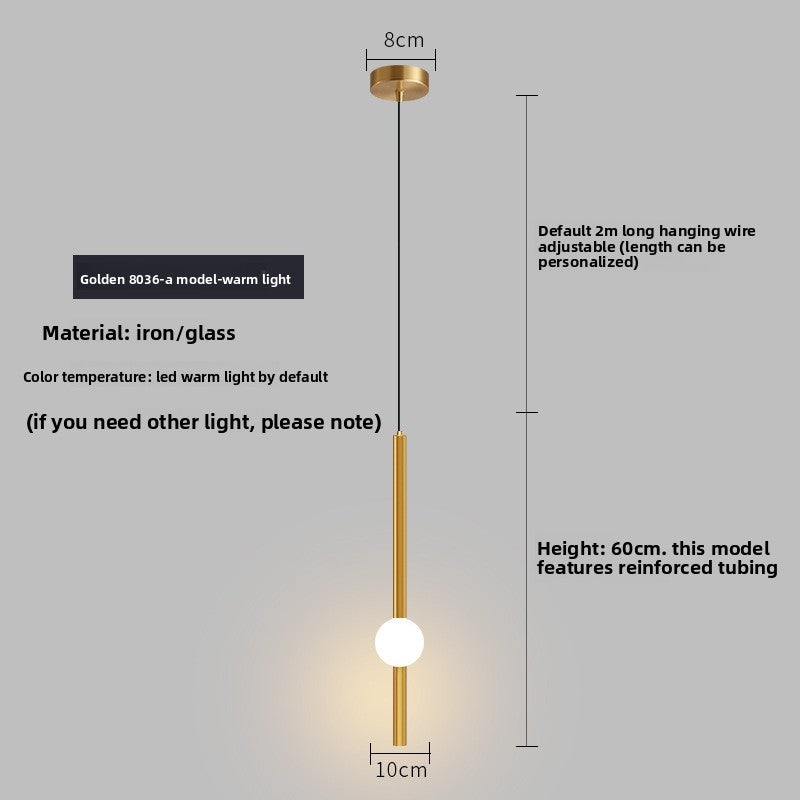 Minimalist Globe Pendant Light – Frosted Glass Ball Hanging Lamp for Living Room