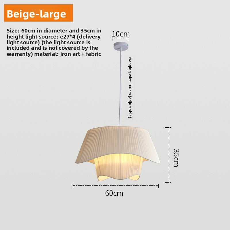 French Cream Chandelier – Luxury Vintage Ceiling Light for Living Room & Dining Room