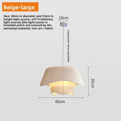 French Cream Chandelier – Luxury Vintage Ceiling Light for Living Room & Dining Room
