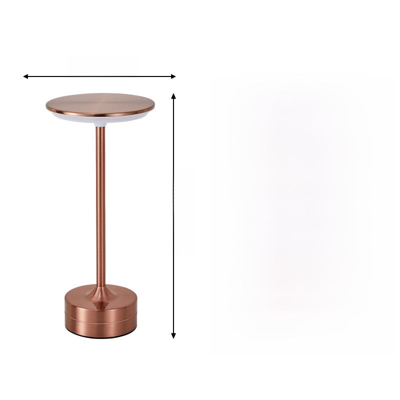 Metal Minimalist Table Lamp – Modern Bedside Lamp for Bedroom & Living Room