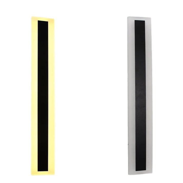 Minimalist Linear LED Outdoor Wall Light – Weatherproof Exterior Sconce