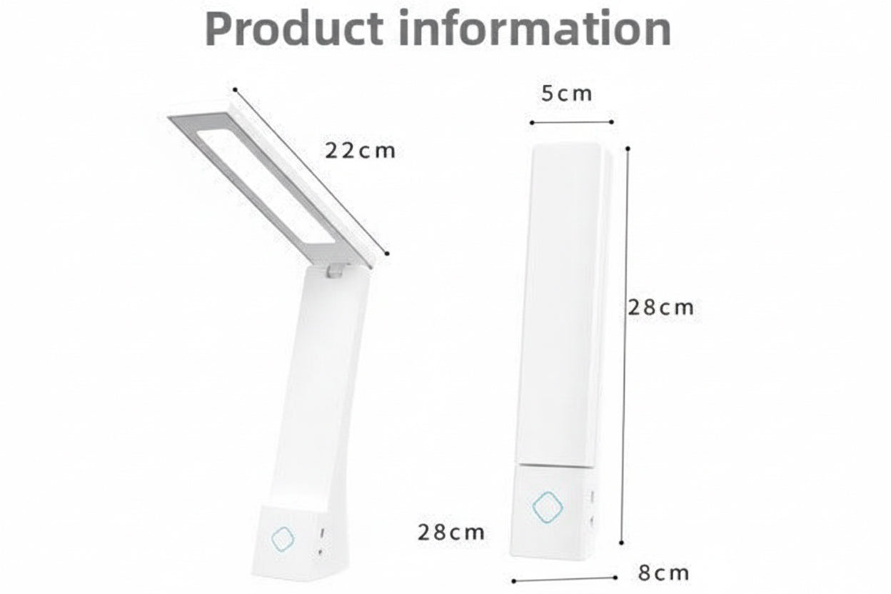 Modern LED Desk Lamp – Adjustable Arm Study Lamp for Home Office & Bedroom