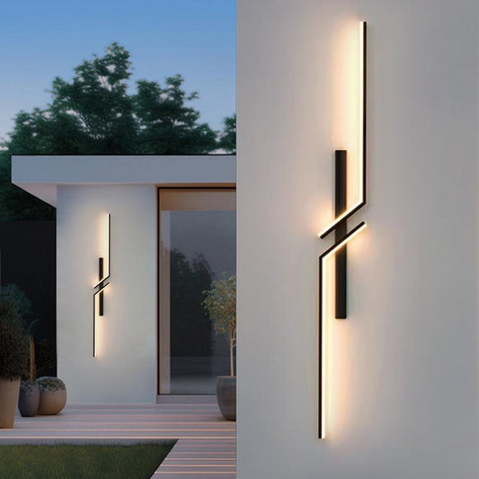 Zenith Bar Outdoor LED Wall Lamp – Modern Exterior Wall Light for Patio & Facade