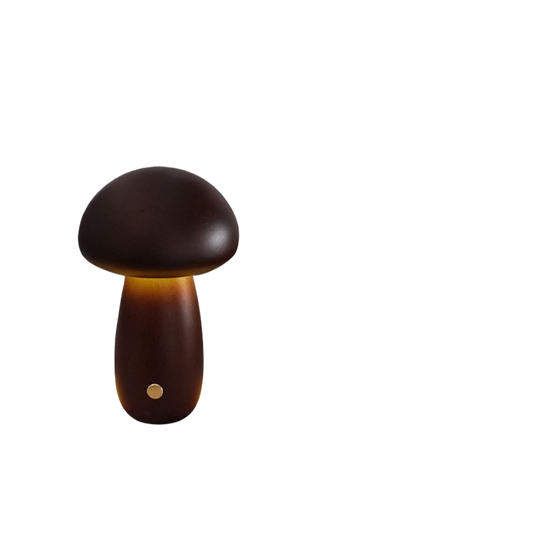 Oslo Mushroom Table Lamp – Retro Scandinavian LED Bedside Lamp for Bedroom