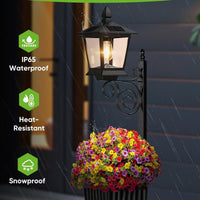 Solar Powered Flower Pot Decorative Light