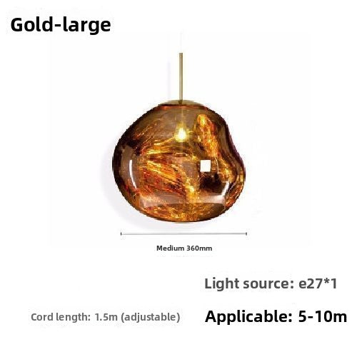 Tom Dixon Melt Lava-Like Design Pendant Light – Modern Multi-Globe Pendant Light for Dining Room & Living Room