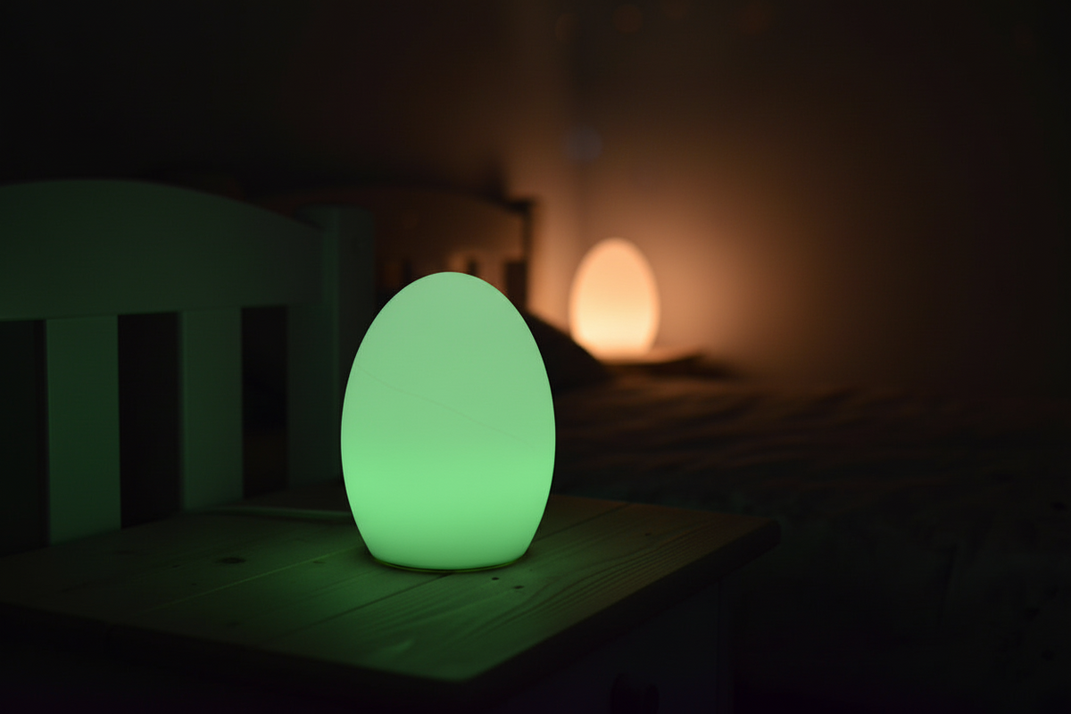 Dinosaur Egg Night Light – Jurassic LED Glowing Lamp for Kids Bedroom