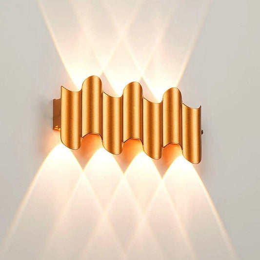 Modern Radiant Outdoor Wall Light – Waterproof LED Exterior Wall Sconce