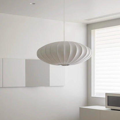 Saucer Bubble Pendant Light – Mid-Century Modern Hanging Lamp for Living Room
