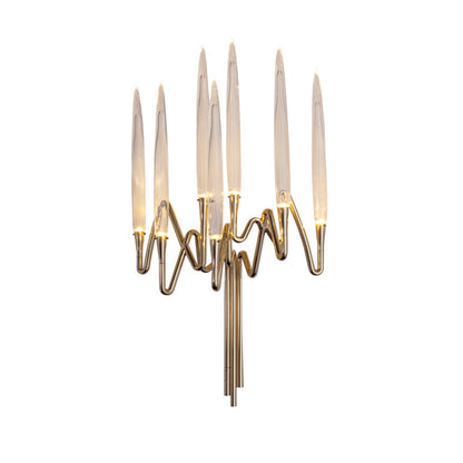 Crystal Candle Wall Sconce – Modern Decorative Wall Light for Living Room