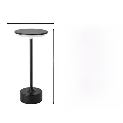 Metal Minimalist Table Lamp – Modern Bedside Lamp for Bedroom & Living Room