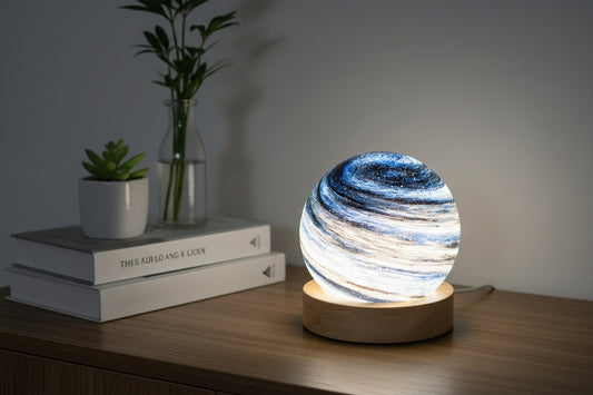 Planetary Galaxy Night Light – LED Space Projector Lamp for Bedroom