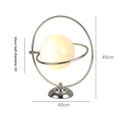 Rotating Moon Table Lamp – Vintage Celestial Decorative Lamp for Bedroom & Office