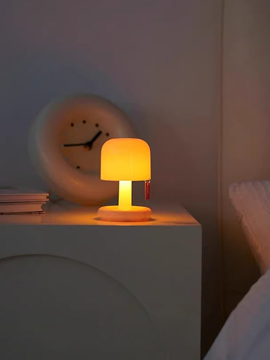 Mini Touch Sensor Bedside Lamp – Dimmable LED Night Light for Bedroom
