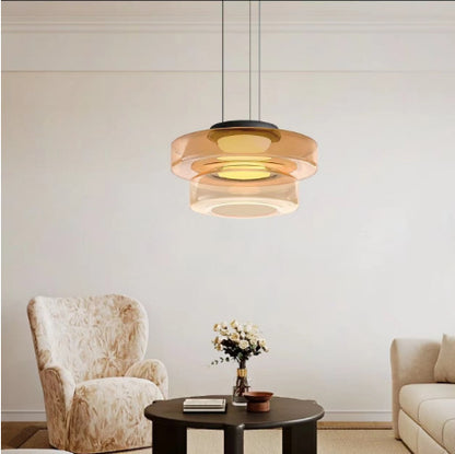 Levels Series Multi-Tier Pendant Light – Modern Layered Hanging Lamp for Dining Room